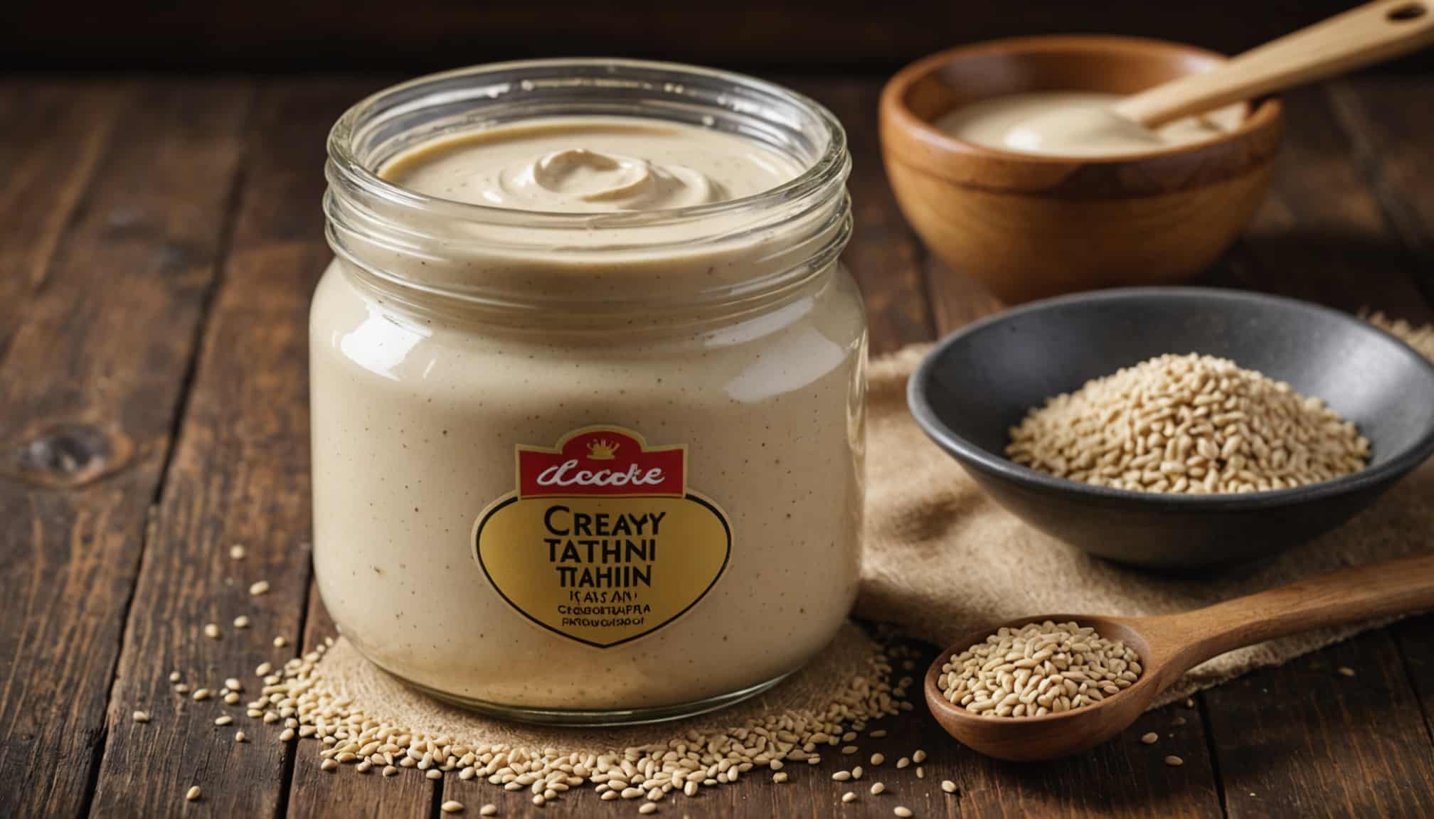 Pâte onctueuse de sésame prête à être utilisée  
Délicieuse crème de sésame pour vos recettes culinaires